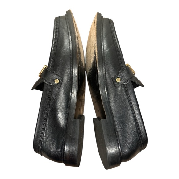 MOSCHINO Black Leather Loafers - Picture 3 of 4